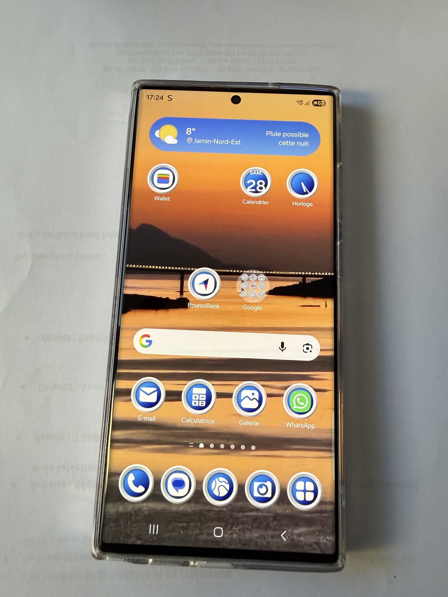 Samsung S23 Ultra réparé - Après changement vitre